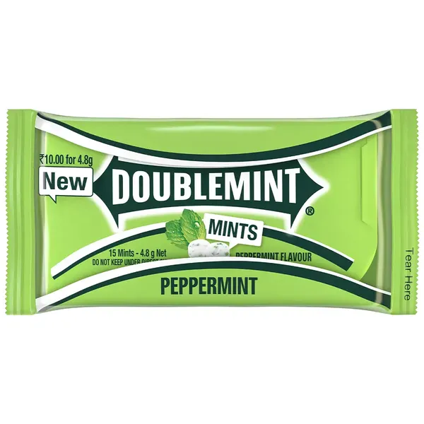 WRIGLEY DOUBLEMINT PEPPERMINT 4.8GM