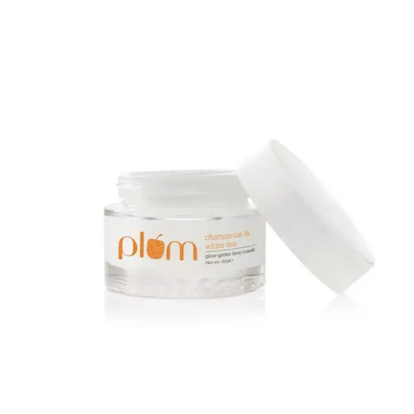 PLUM F/MASK CHAMO/WHITE TEA GLOW 60ML