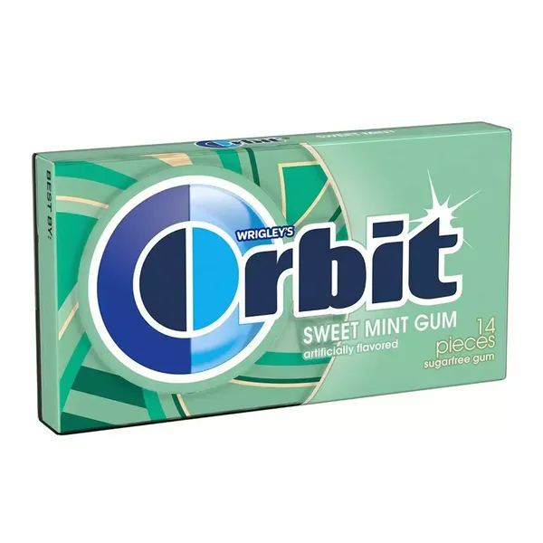 ORBIT SWEET MINT GUM 14PC