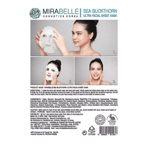 MIRABELLE KOREA F/MASK BUCKTHRON ULTRA 1PC