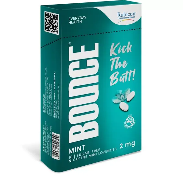 BOUNCE NICOTINE LOZENGES 2MG MINT 10TAB