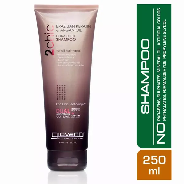 GIOVANNI ORG SHMP KERATIN 250ML