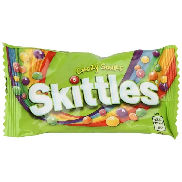 SKITTLES CRAZY SORS GEM 55GM