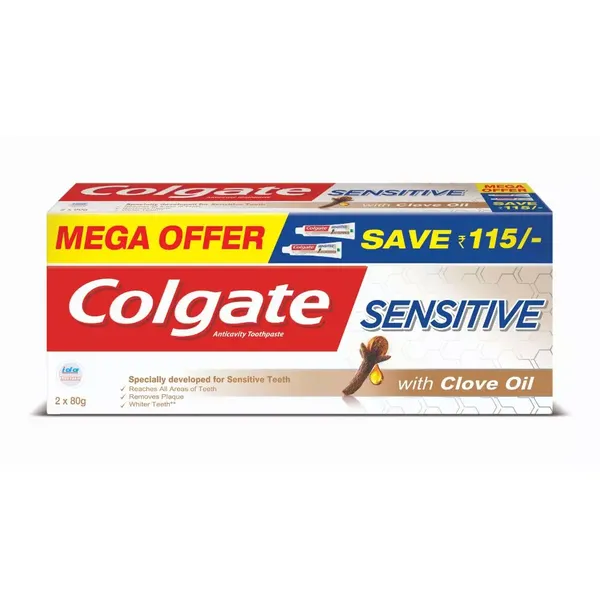 COLG T/PASTE SENSITIVE CLOVE 160GM