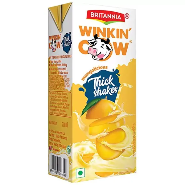 BRIT WINKIN COW MILK MANGO 180ML