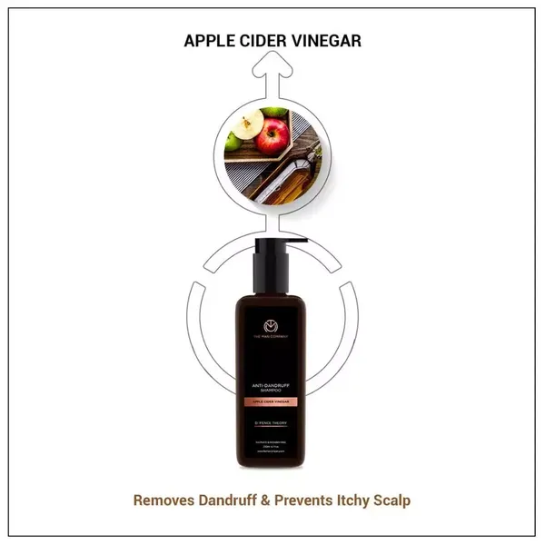 THE MAN SHMP APPLE CIDER VINEGAR 200ML