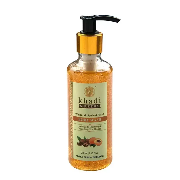 WALNUT & APRICOT BODY SCRUB/WASH 210ML