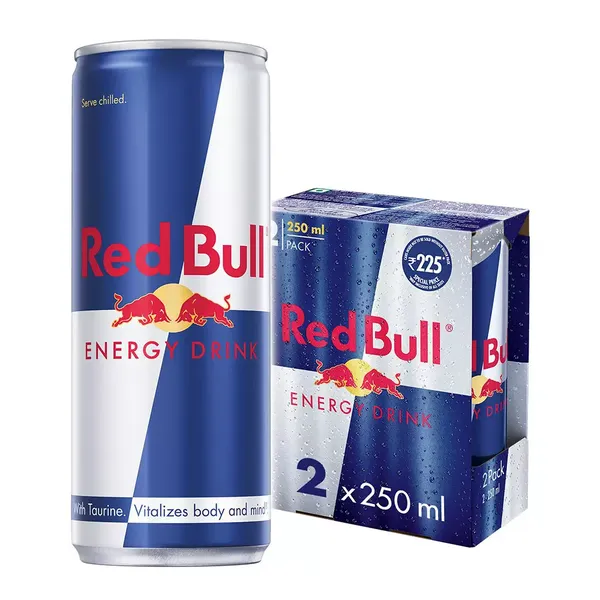 RED BULL 2 CAN PACK 250ML