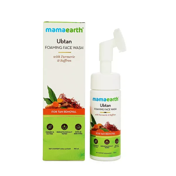 MAMAEARTH UBTAN FOAMING FACE WASH 150ML