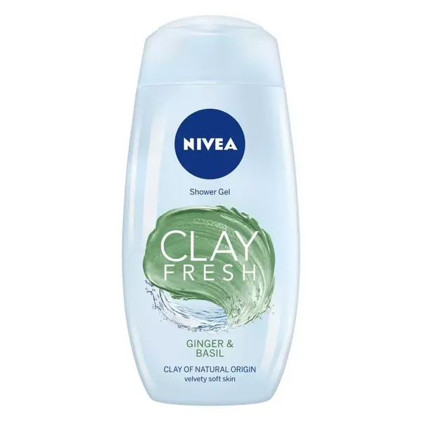 NIVEA S/GEL CLAY GINGER BASIL 250ML