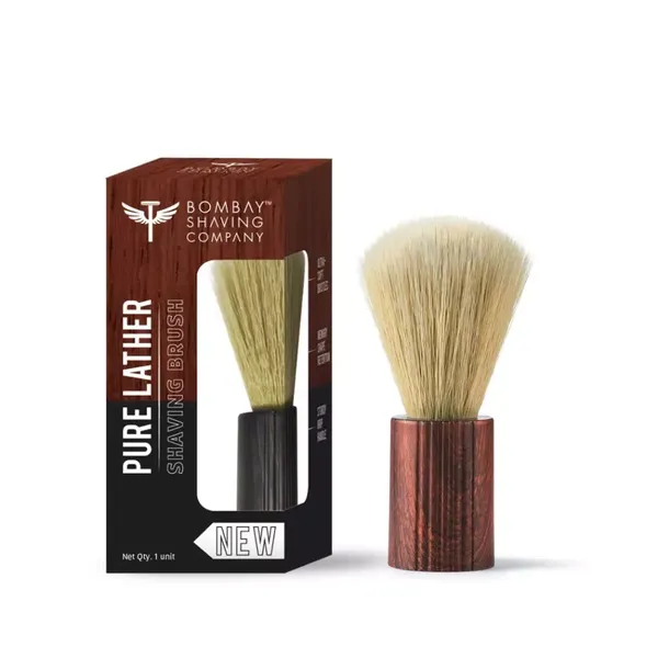 BOMBAY SHAVING SH/BRUSH WOOD 1PC