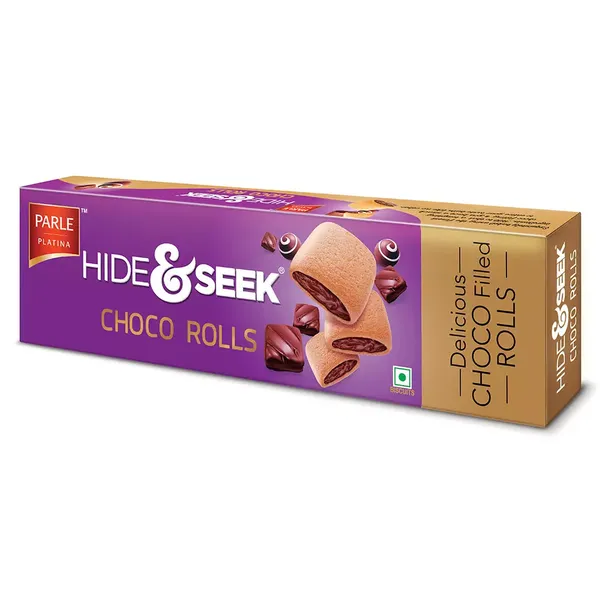 PARLE BISC HIDESEEK CHOC ROLLS 120GM