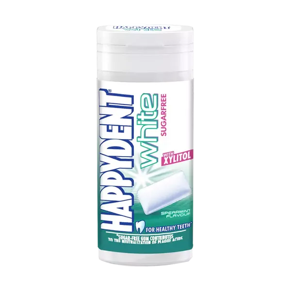 HAPPYDENT CHEW GUM S/F WHITE 27.5GM