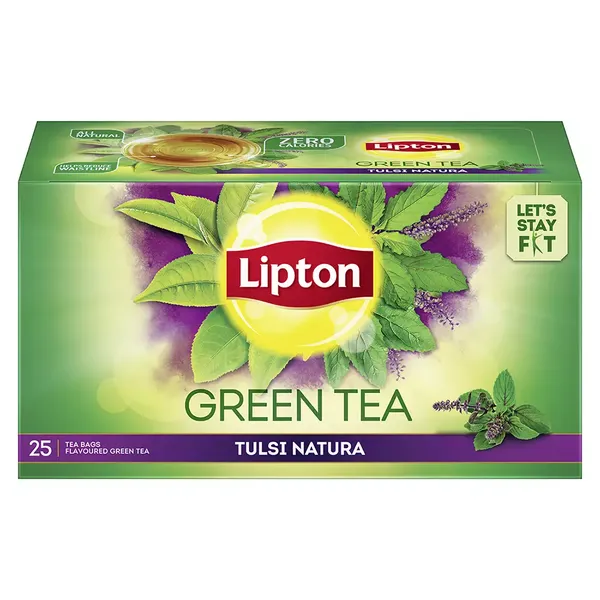 LIPTON GREEN TEA TULSI & NATURE 25BAG