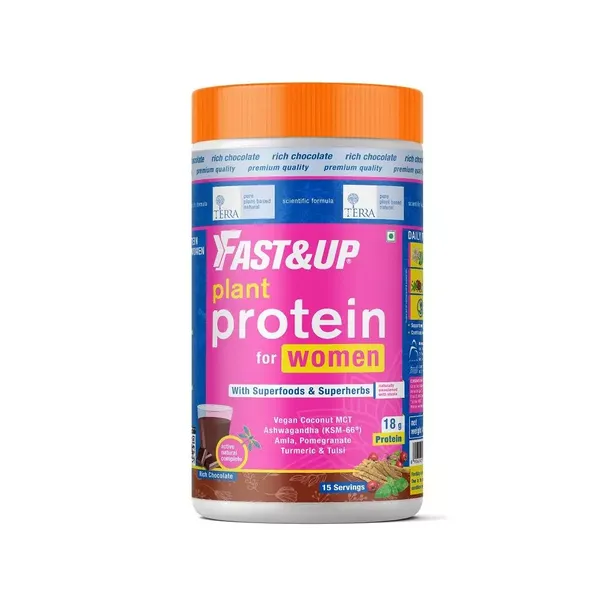 FAST/UP PLANT PROTEIN WOMEN CHOC 450GM