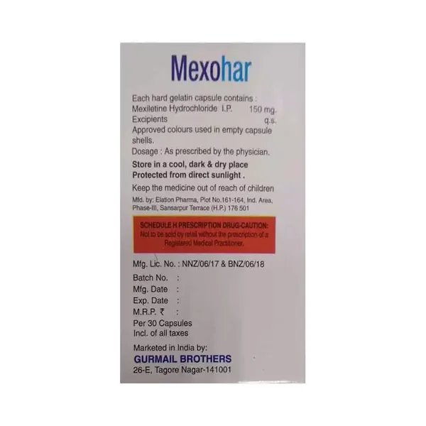 MEXOHAR 150MG 30CAP