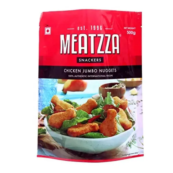 MEATZZA CHICKEN JUMBO NUGGETS 500GM