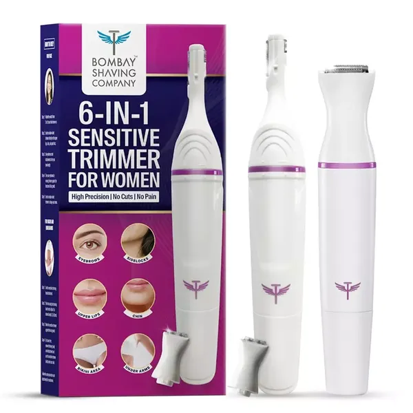 BOMBAY SHAVING 6 IN 1 SENSITIVE TRIMMER FOR WOMEN 1PC