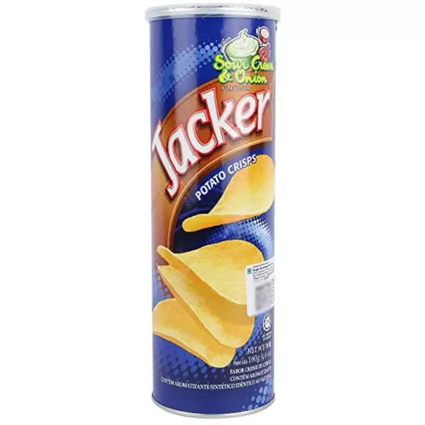 JACKER CHIPS SOUR CRM ONION 160GM