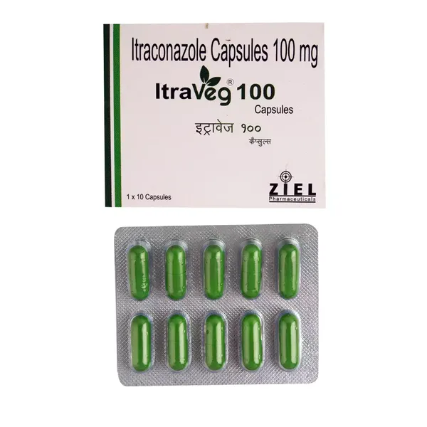 ITRAVEG 100MG 10CAP