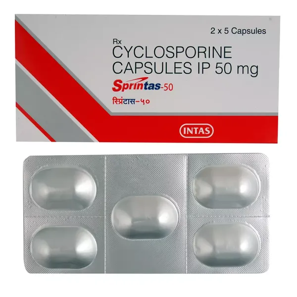 SPRINTAS 50MG 5CAP