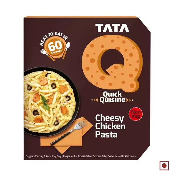 TATA Q CHEESY CHICKEN PASTA 305GM