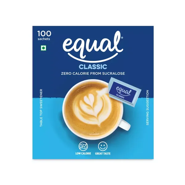 EQUAL SWEETENER LOW CALORIES SACH 115PC