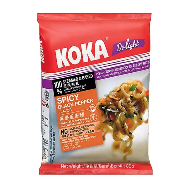 KOKA NOODLE SPICY BLACK PEPPER 85GM