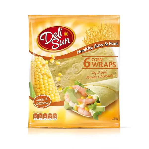 DELISUN SOFT CORN WRAPS 360GM