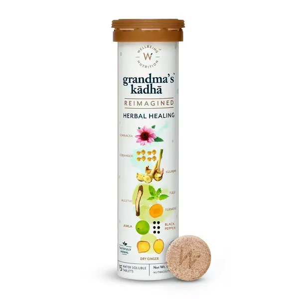 WELLBEING NUTRITION GRANDMA KADHA 15TAB