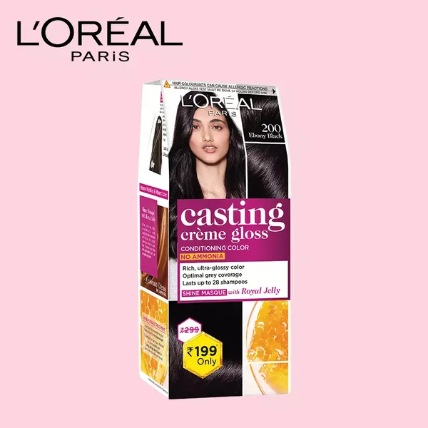 LOREAL HR/COLOR CAST E/BLACK 200 MINI 1PC