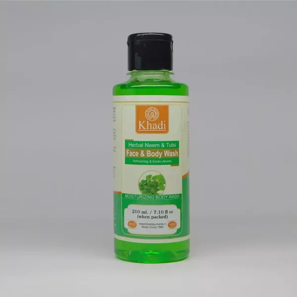 KHADI F/B WASH NEEM/TULSI 210ML