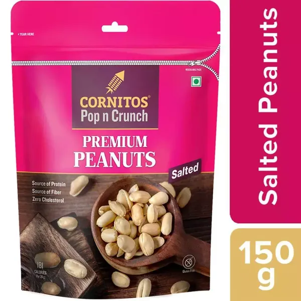 CORNITOS POP N CRUNCH PREMIUM PEANUTS 150GM