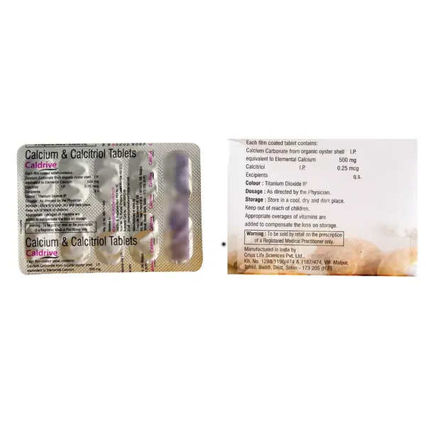 CALDRIVE 500MG 10TAB