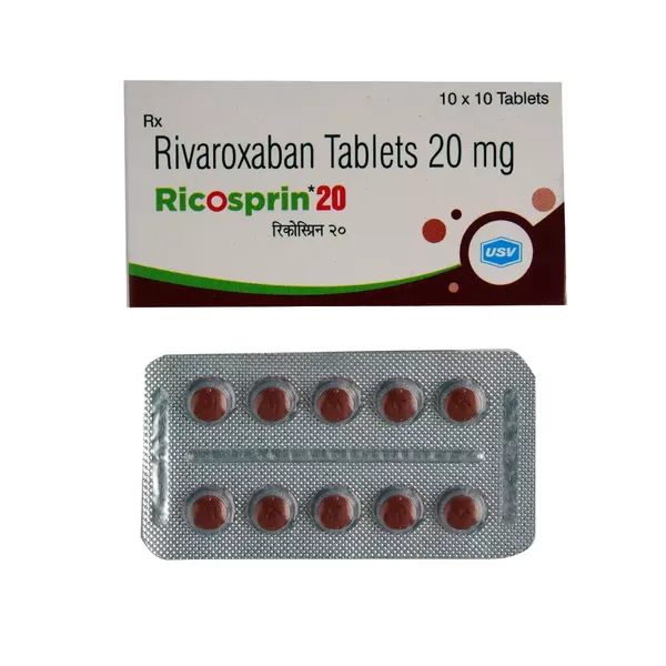 RICOSPRIN 20MG 10TAB