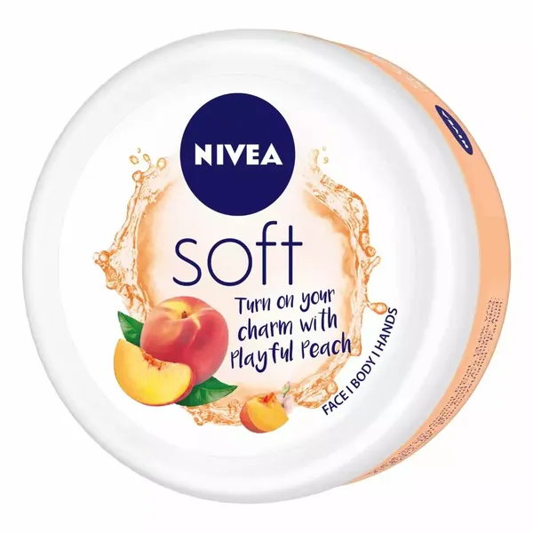 NIVEA SOFT MOISTURIZER PEACH 200ML