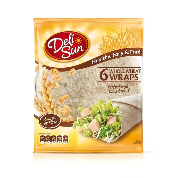 DELISUN SOFT TORTILLAS WRAPS 320GM