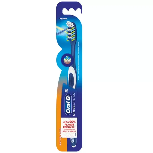 ORAL B T/BRUSH PRO HEA CR ANTI PLAQUE M 1PC