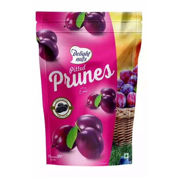 DELIGHT NUTS PITTED PRUNES 200GM