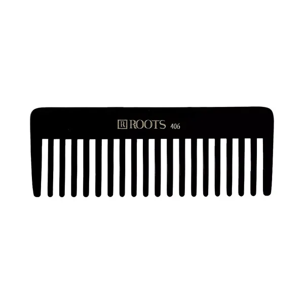 ROOTS HAIR COMB PROFESSIONAL BLACK 406 1PC