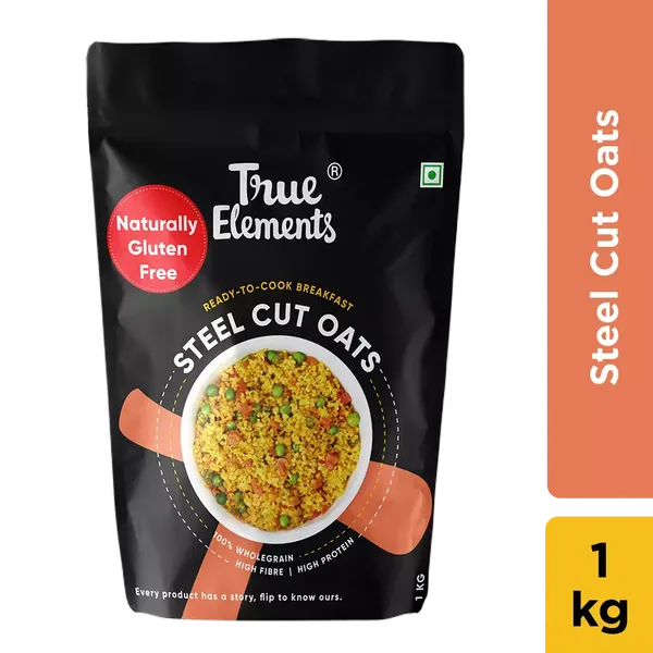 TRUE E OATS STEEL CUT 1KG