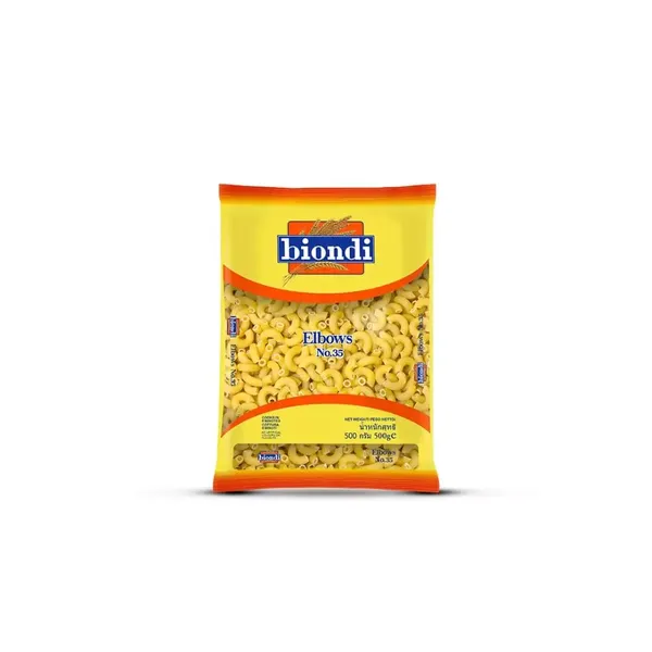 BIONDI PASTA ELBOWS 500GM