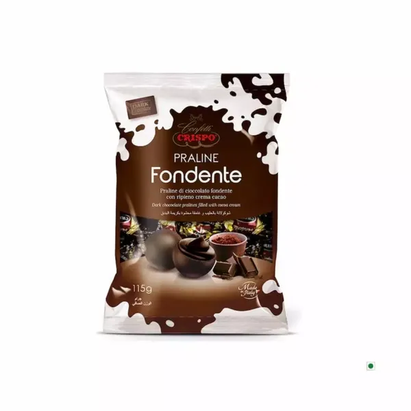 CRISPO CHOC PRALINE FONDENTE 115GM