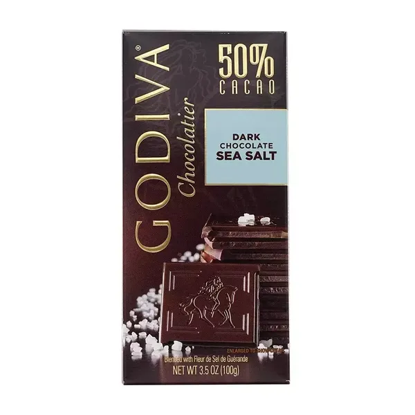 GODIVA  CHOC DARK SEASALT 100GM