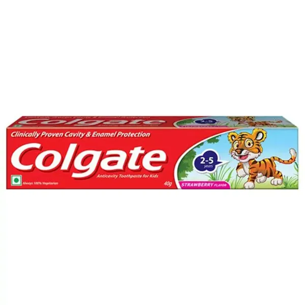 COLG T/PASTE KIDS STRAWBERRY 40GM