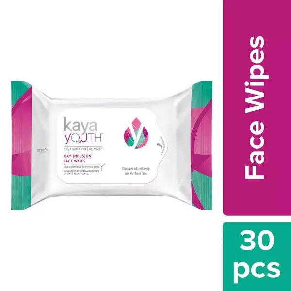 KAYA YOUTH F/WIPES OXY-INFU 30PC