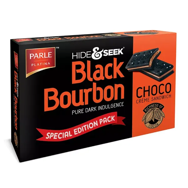 PARLE HIDE SEEK BLACK BOURBON 300GM