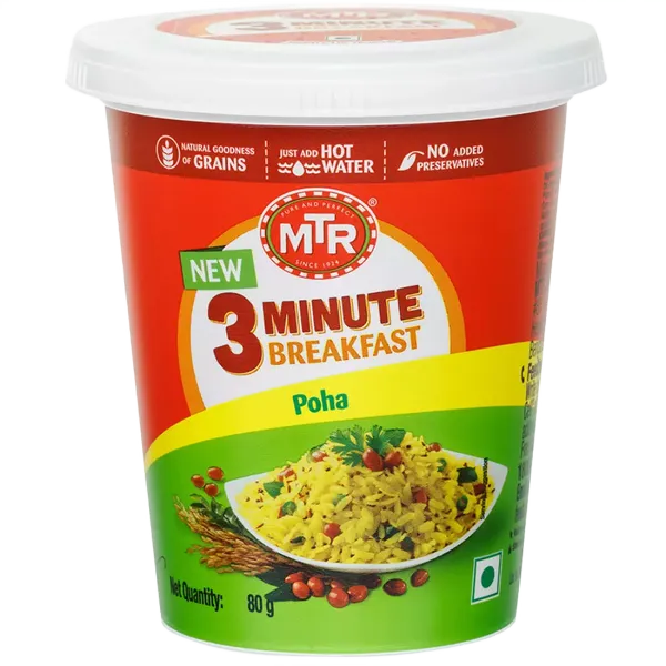 MTR REGULAR POHA CUP 80GM