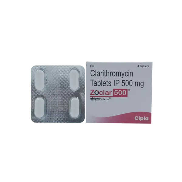 ZOCLAR 500MG 4TAB