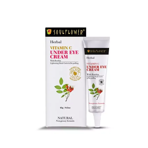 SOULFLOWER VITAMIN C UNDER EYE CREAM 15GM